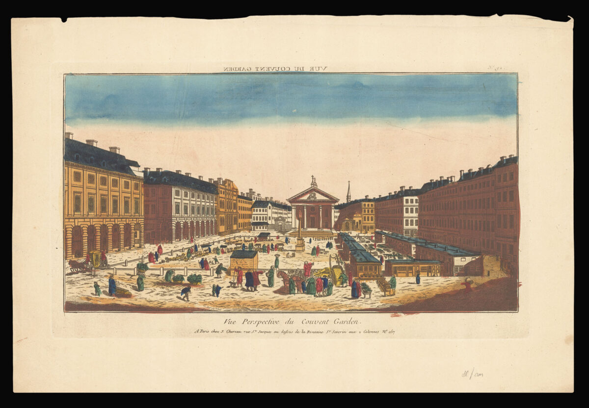 [Anonymous] Vue Perspective du Covent Garden.