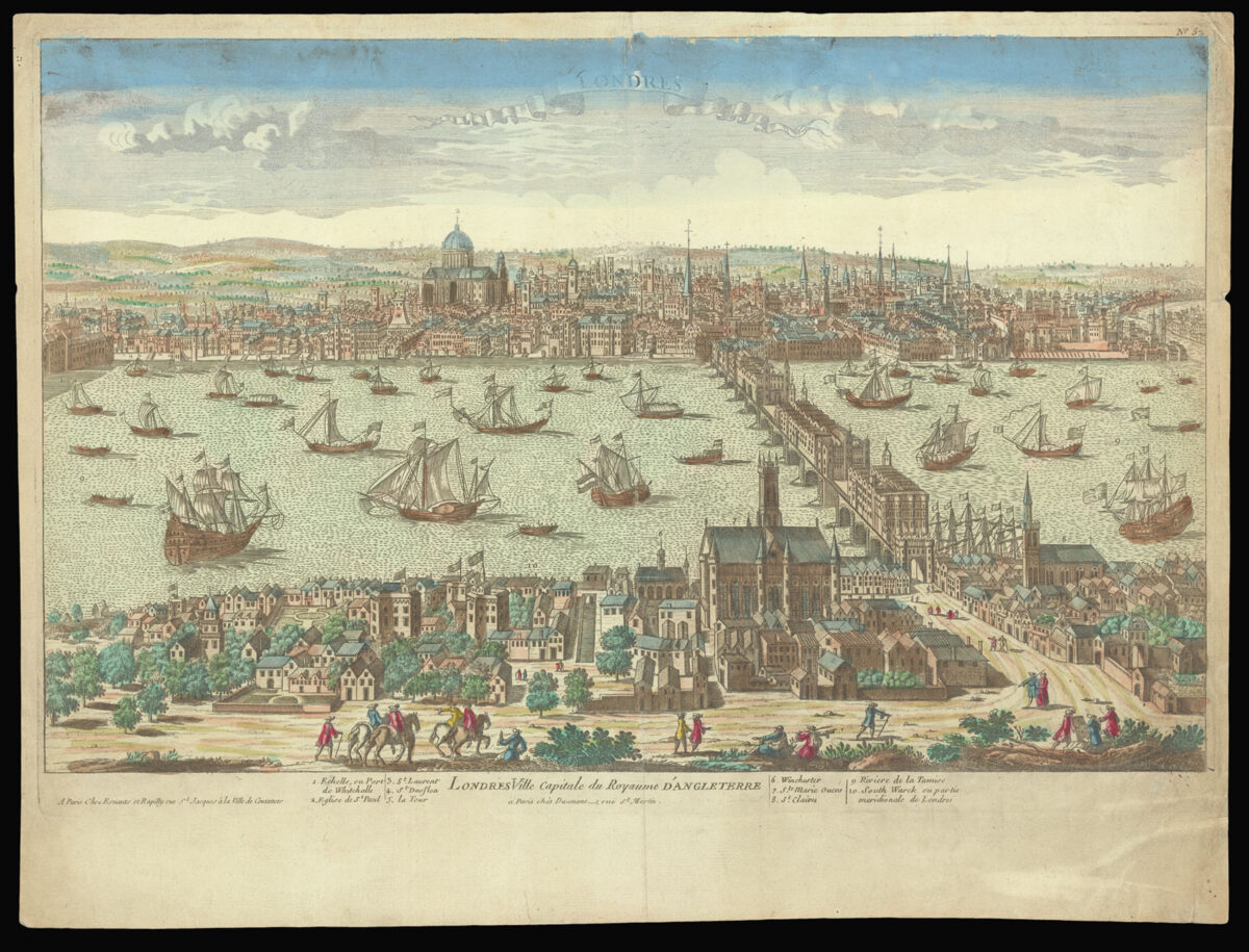DAUMONT, Jean François Londres Ville Capitale du Royaume d'Angleterre