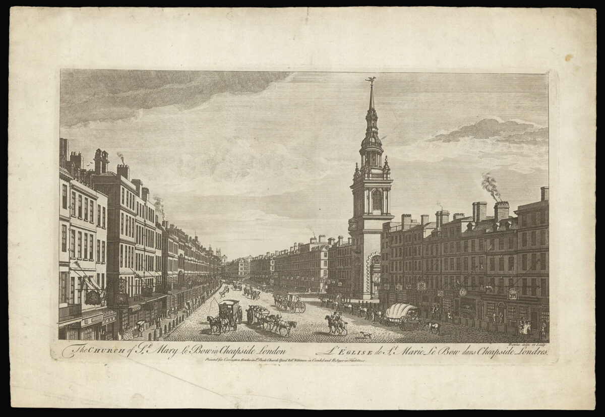 BOWLES, Thomas The Church of St Mary Le Bow in Cheapside London