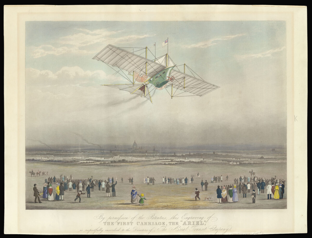 ACKERMANN & CO. By permission of the Patentees, this engraving of the first carriage, the "Ariel"