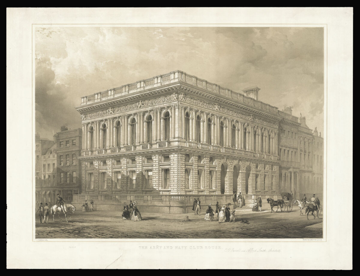 HAWKINS, G[eorge] The Army and Navy Clubhouse