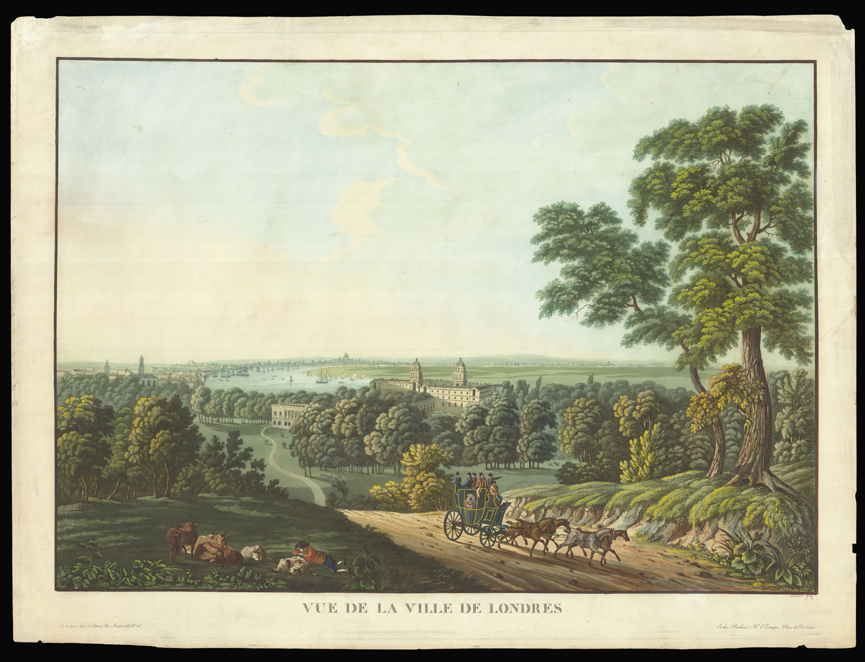 WEBER, [?Frederick] Vue de la Ville de Londres.