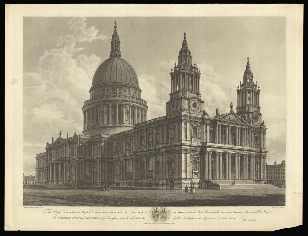 LEWIS, G[eorge Robert] [after] BUCKLER, J[ohn] To the Right Honourable and Right Reverend William Howley, D.D. Lord Bishop of London and the Right Reverend the Dean and Chapter;
