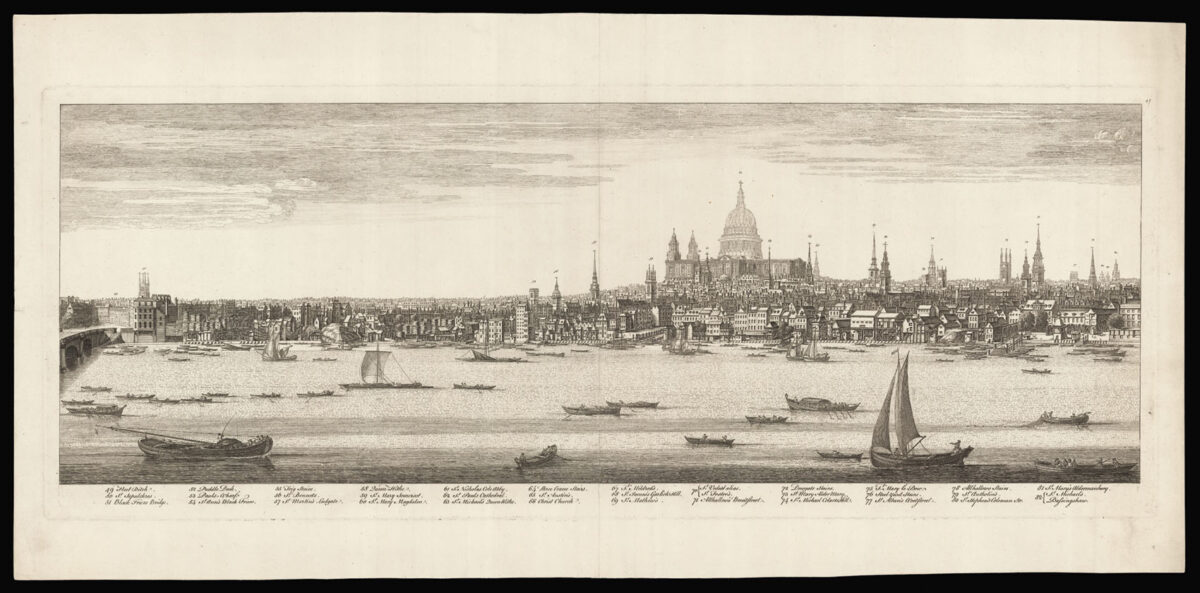 BUCK, Samuel and Nathaniel A General View of London and Westminster