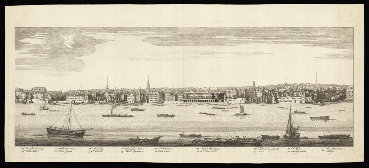 BUCK, Samuel and Nathaniel A General View of London and Westminster