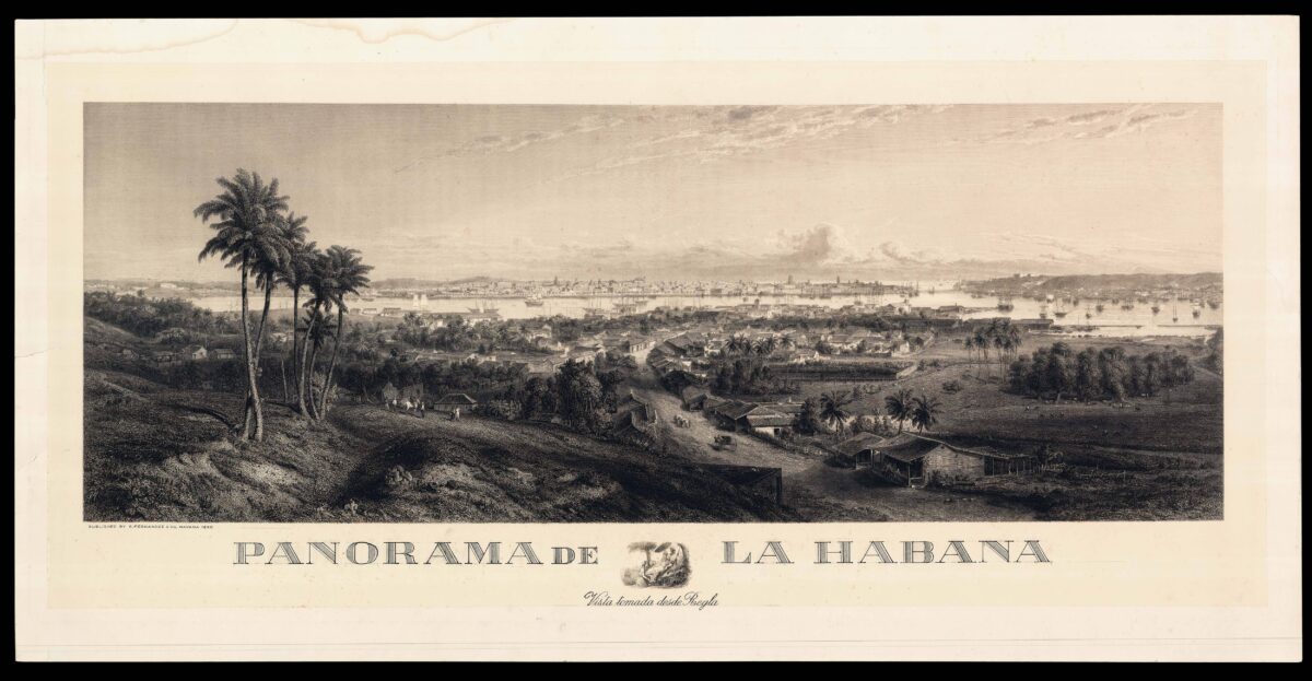WILLMANN, Eduoard Panorama de la Habana,