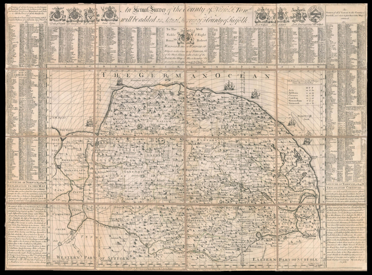 CORBRIDGE, James An Actual Survey of the County of Norfolk…