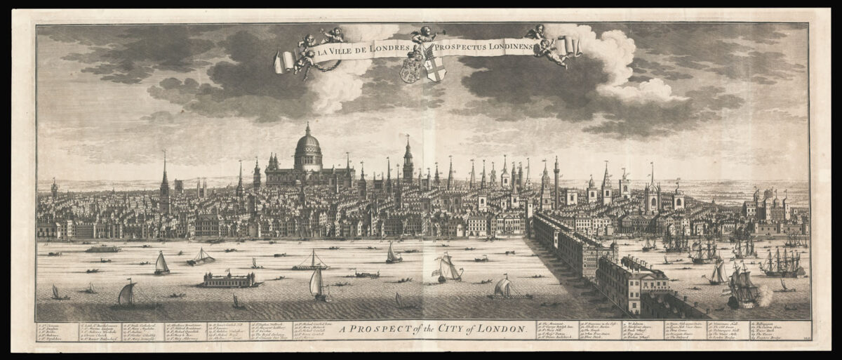 KIP, Johannes A Prospect of the City of London [with] A Prospect of Westminster.