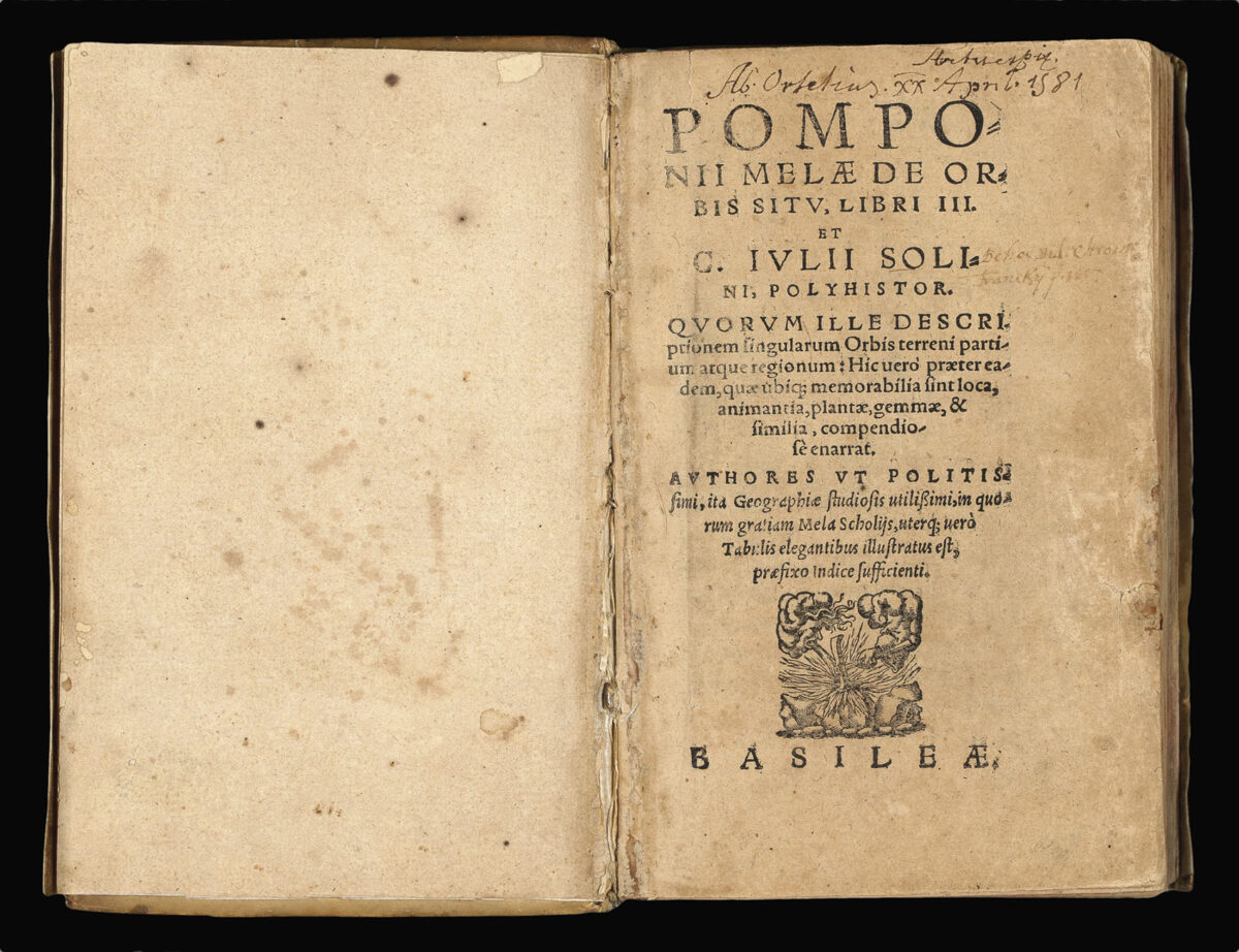 MELA, Pomponius; SOLINUS, Julius; POSTELLO, Guglielmo De Situ Orbis; Polyhistoria; De Magistratibus Atheniensium