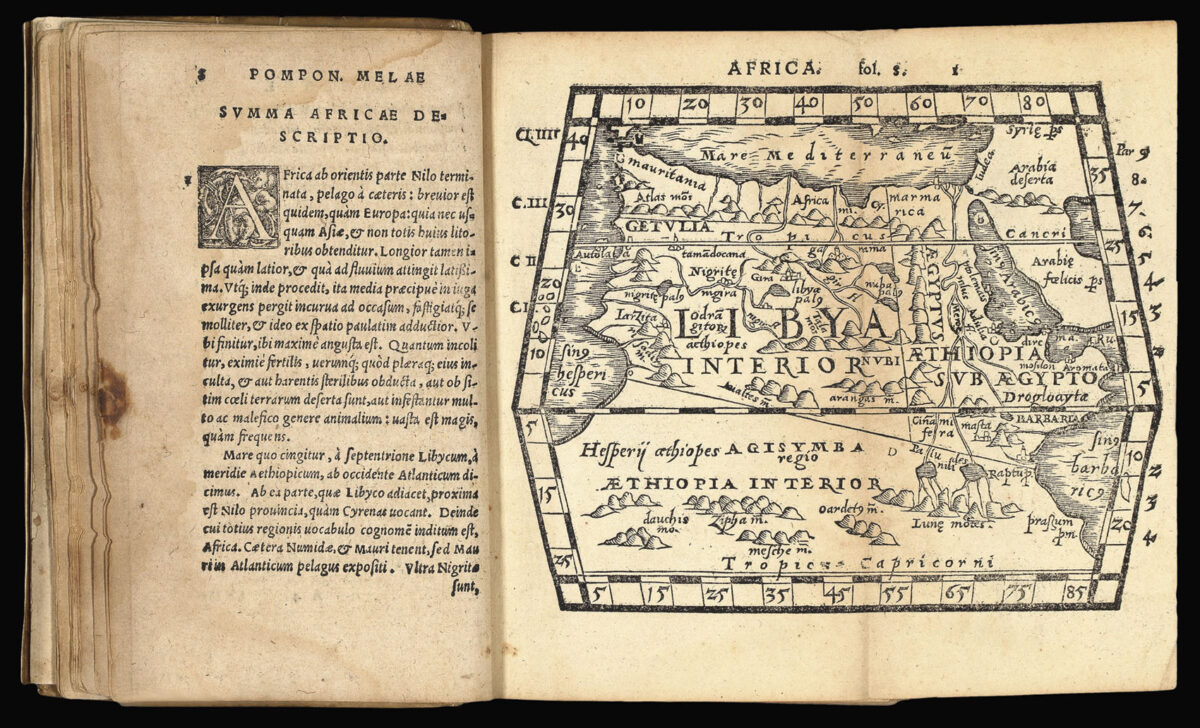 MELA, Pomponius; SOLINUS, Julius; POSTELLO, Guglielmo De Situ Orbis; Polyhistoria; De Magistratibus Atheniensium