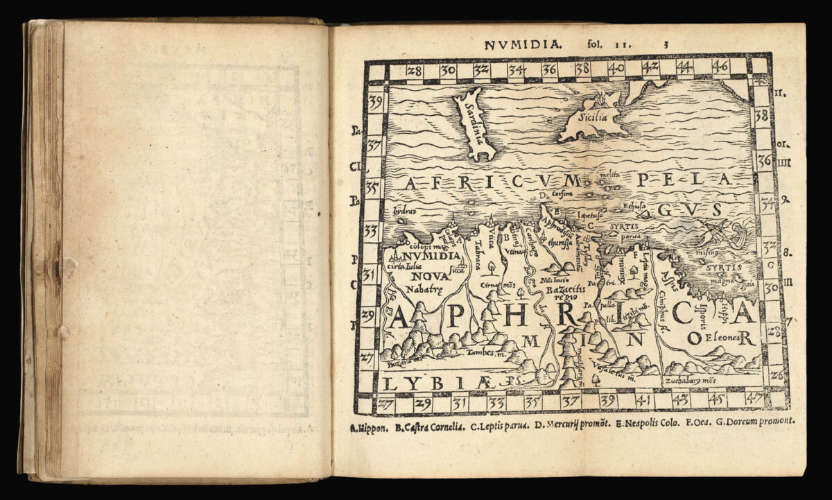 MELA, Pomponius; SOLINUS, Julius; POSTELLO, Guglielmo De Situ Orbis; Polyhistoria; De Magistratibus Atheniensium