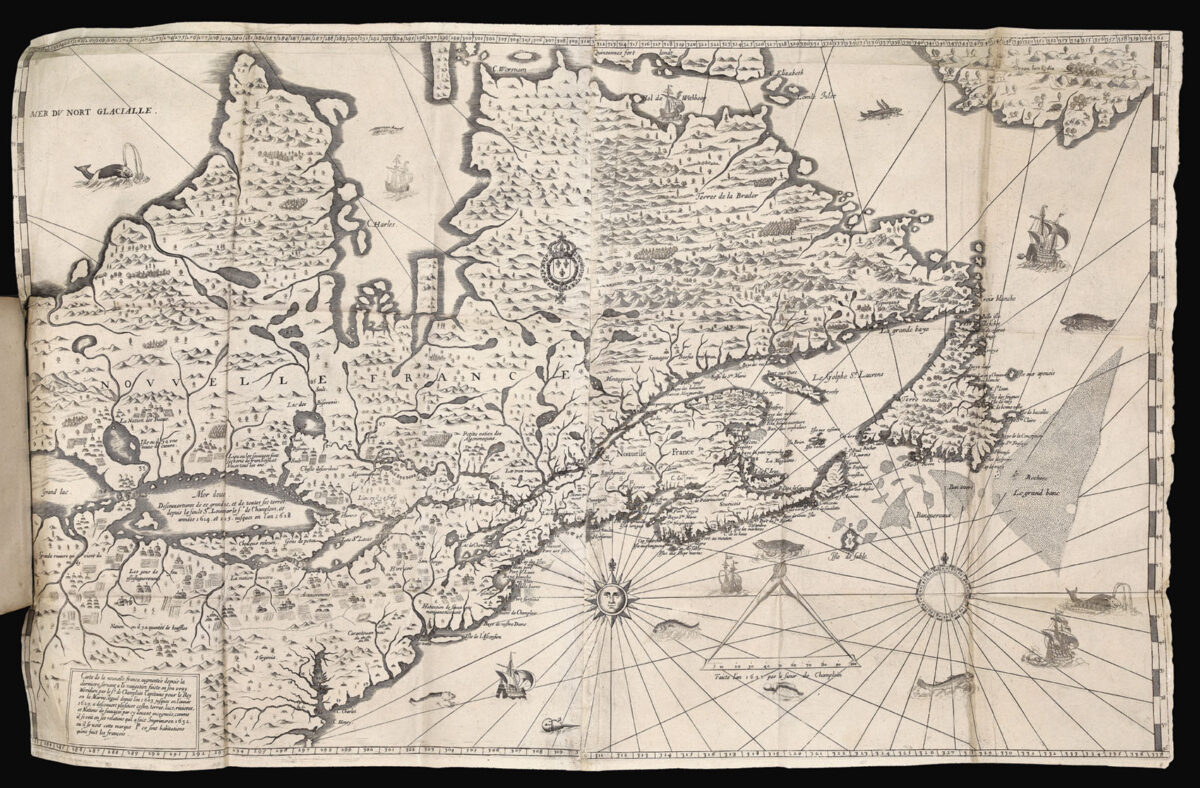 CHAMPLAIN, Samuel de Les Voyages de la Nouvelle France occidentale...