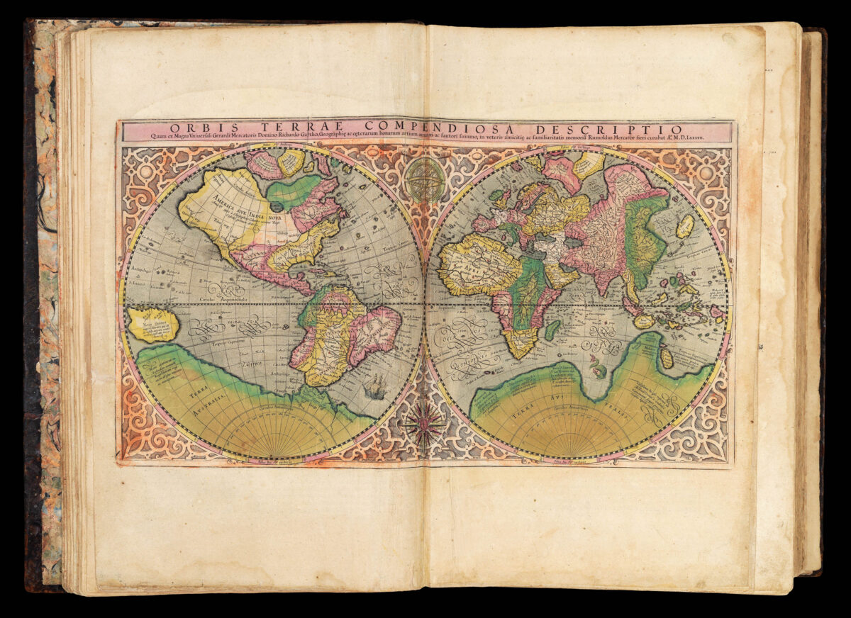 MERCATOR, Gerard; Jodocus HONDIUS Atlas.