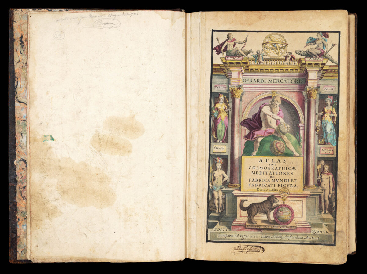 MERCATOR, Gerard; Jodocus HONDIUS Atlas.