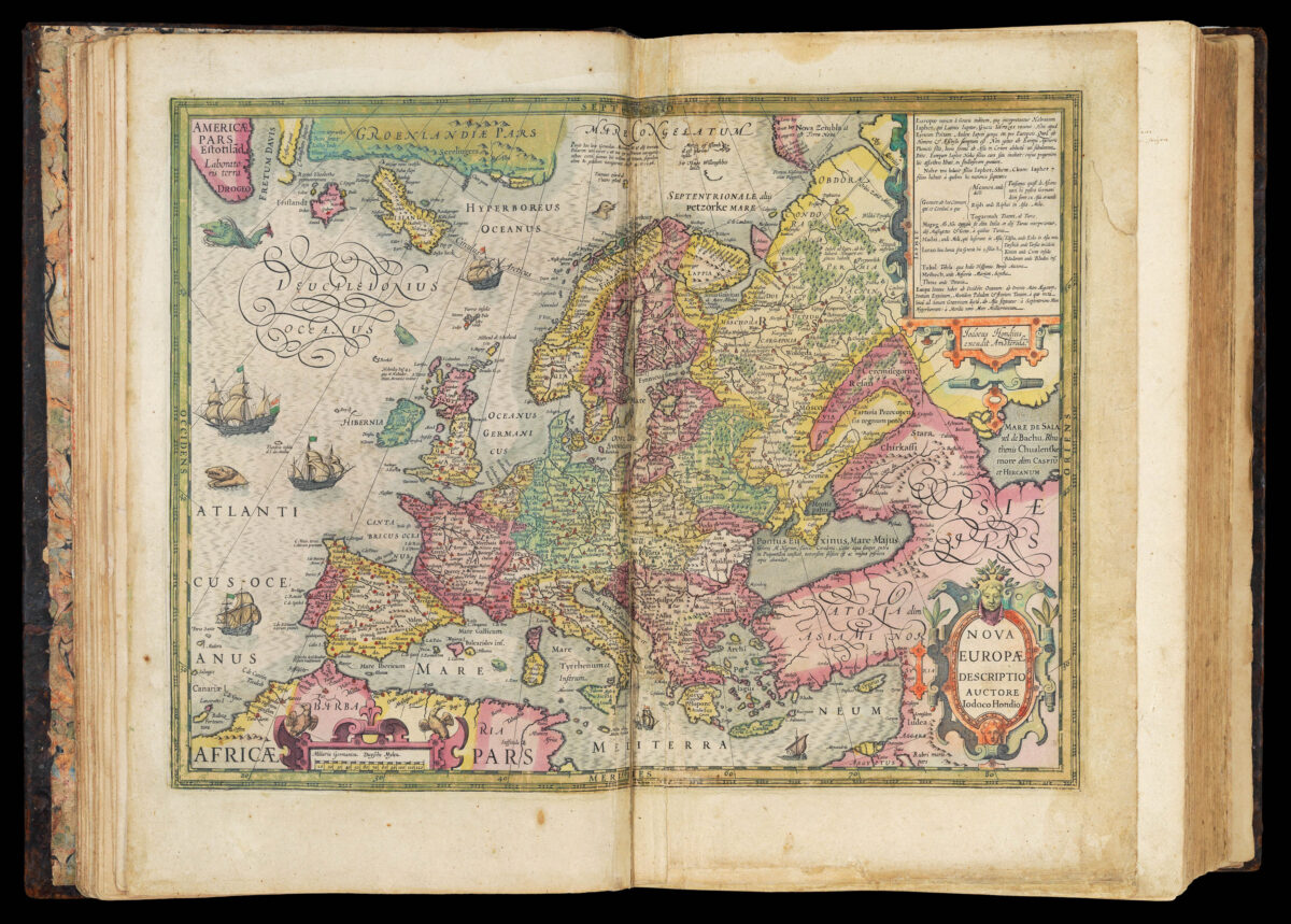 MERCATOR, Gerard; Jodocus HONDIUS Atlas.