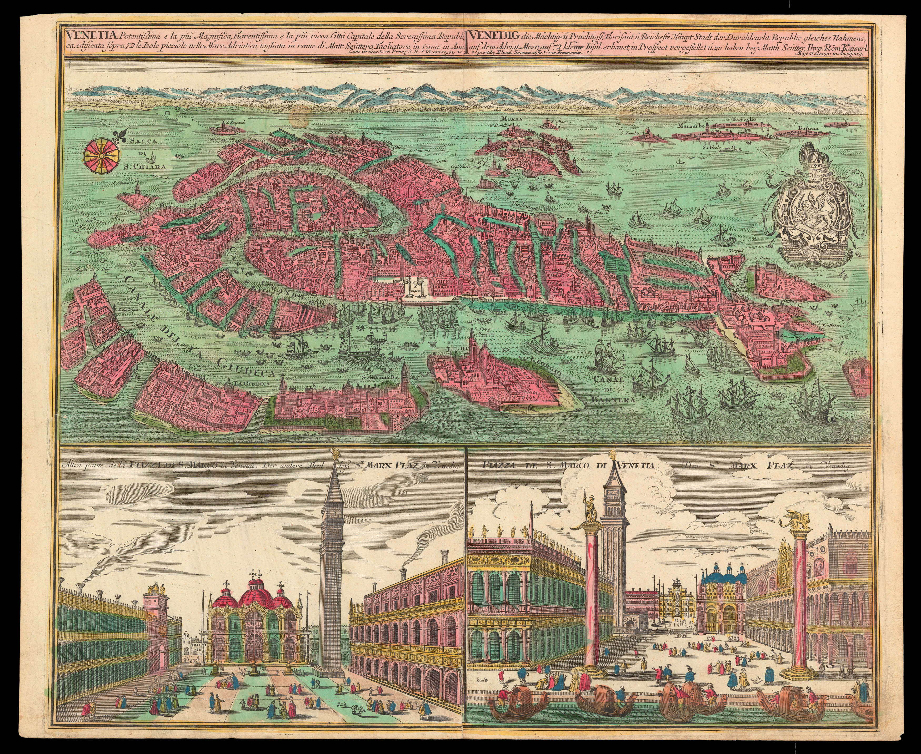 SEUTTER, Georg Matthaus Venetia / Venedig