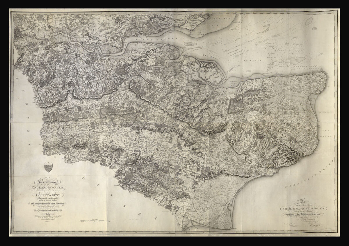 MUDGE, Captain William A General Survey of England and Wales An entirely new accurate Survey of Kent,