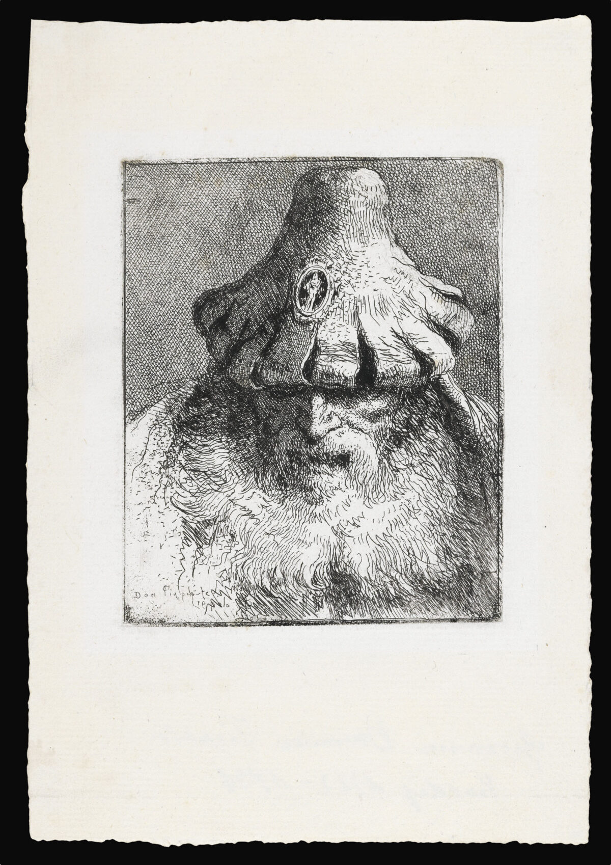 TIEPOLO, Giovanni Domenico [Old Man in a Conical Hat,