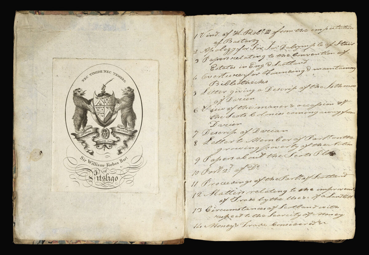 VARIOUS [Collection of 28 pamphlets relating to Scotland, in particular the Scottish economy, the Darien Scheme, and the 1707 Union between England and Scotland]