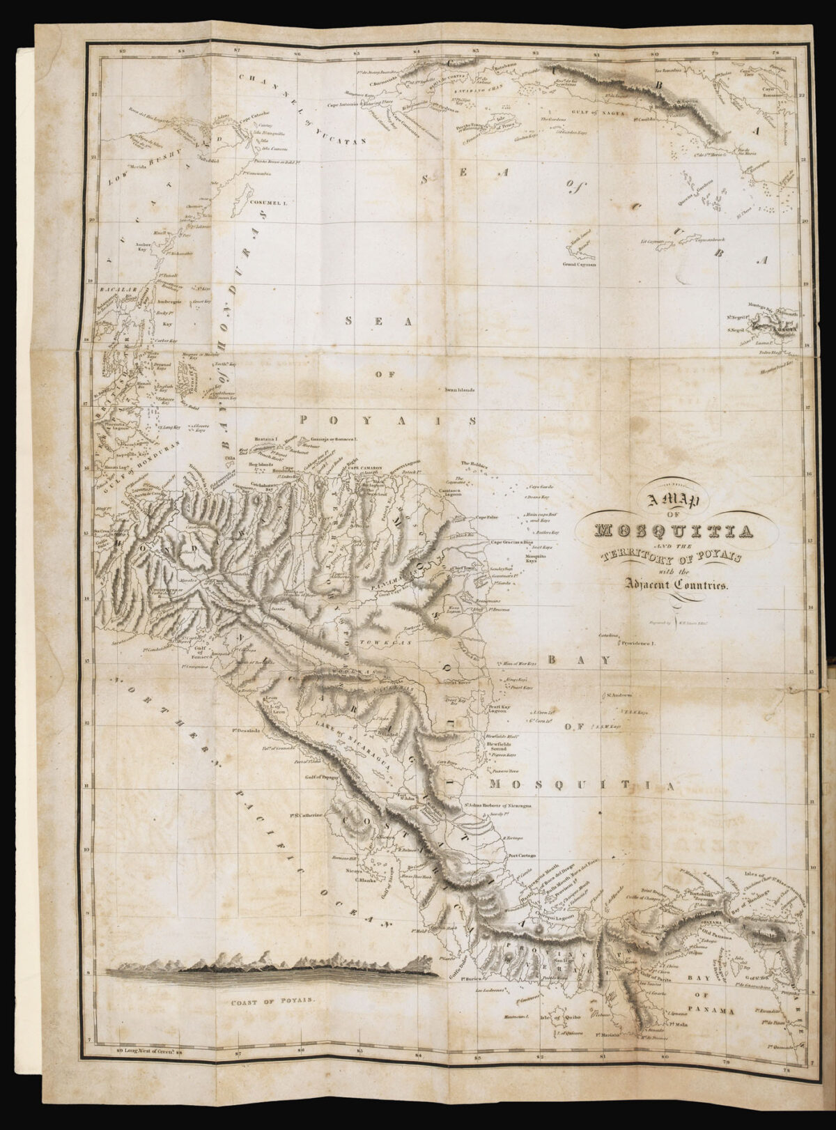 STRANGEWAYS, Thomas Sketch of the Mosquito Shore, Including the Territory of Poyais,