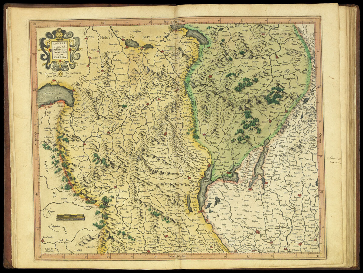 MERCATOR, Gerard Italiae Sclavoniae, et Graeciae tabulae geographicae,