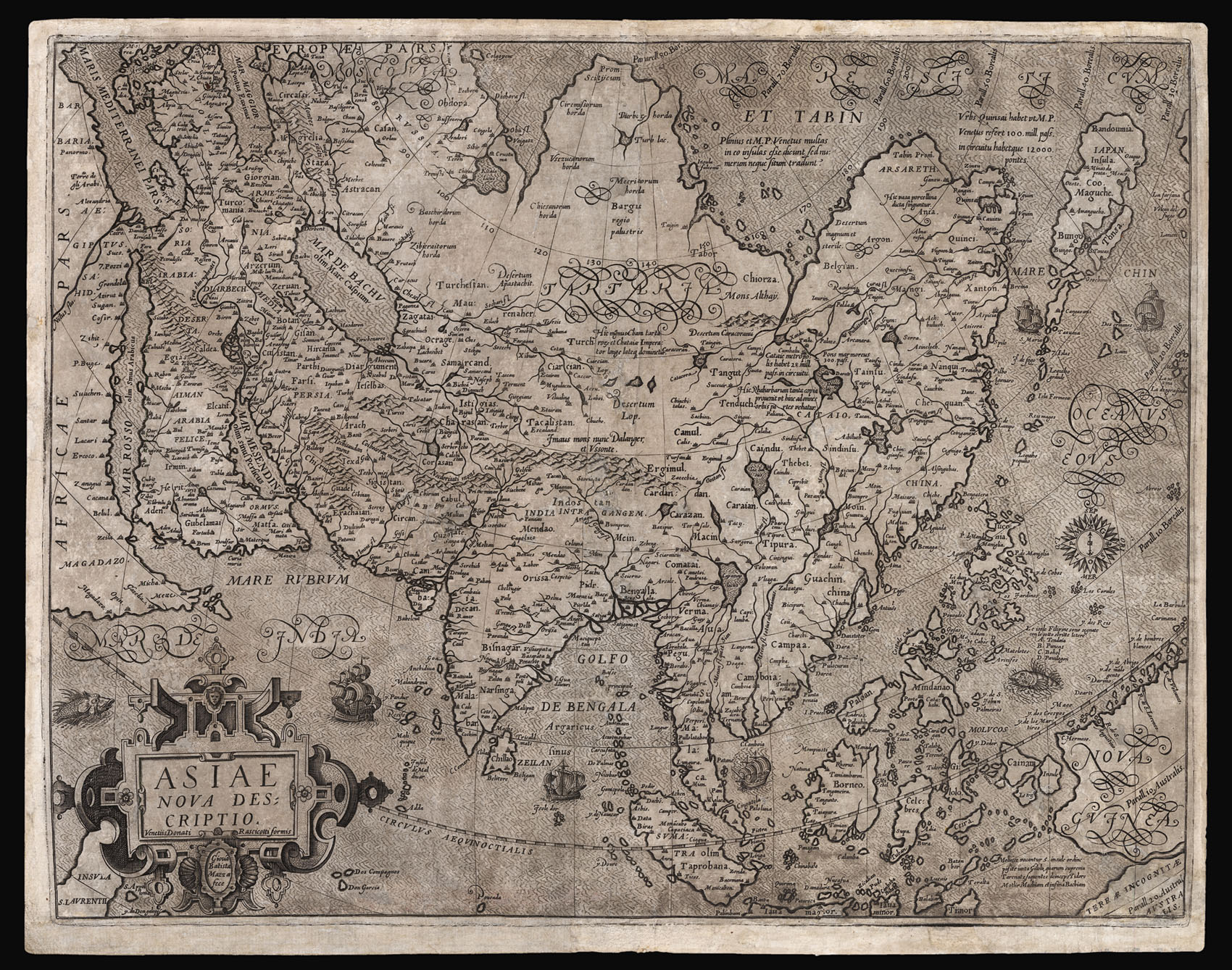 MAZZA, Giovanni Battista Asiae Nova Descriptio.