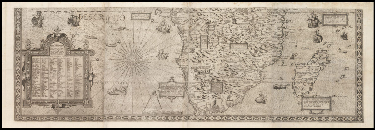 GASTALDI, Giacomo Africae, quae veteribus tertia Pars Orbis censebatur, nova descriptio...