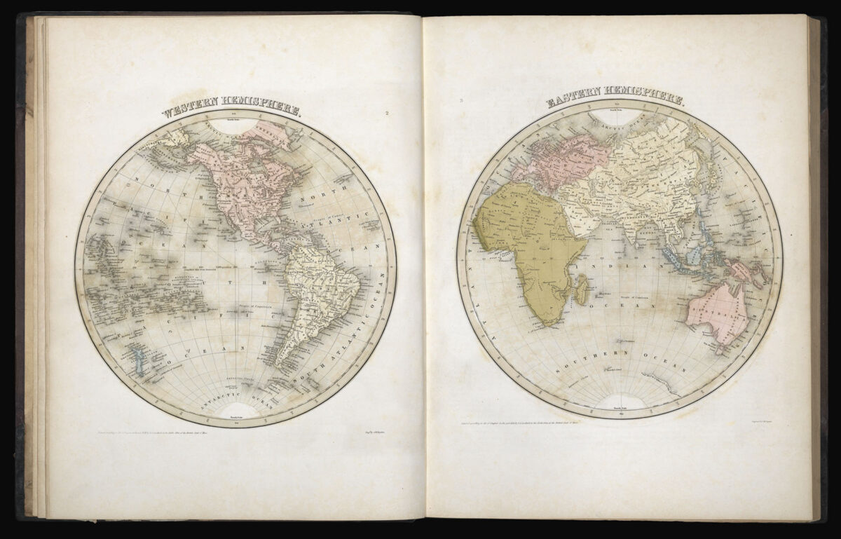 BRADFORD, Thomas Gamaliel & GOODRICH, Samuel Griswold A Universal Illustrated Atlas,