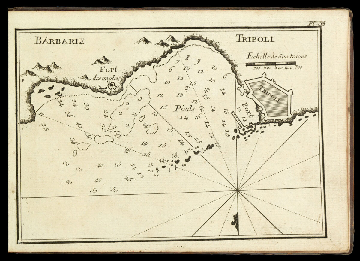 ROUX, Joseph Recueil [sic.] des principaux plans des ports et rades de la mer Mediterranée.