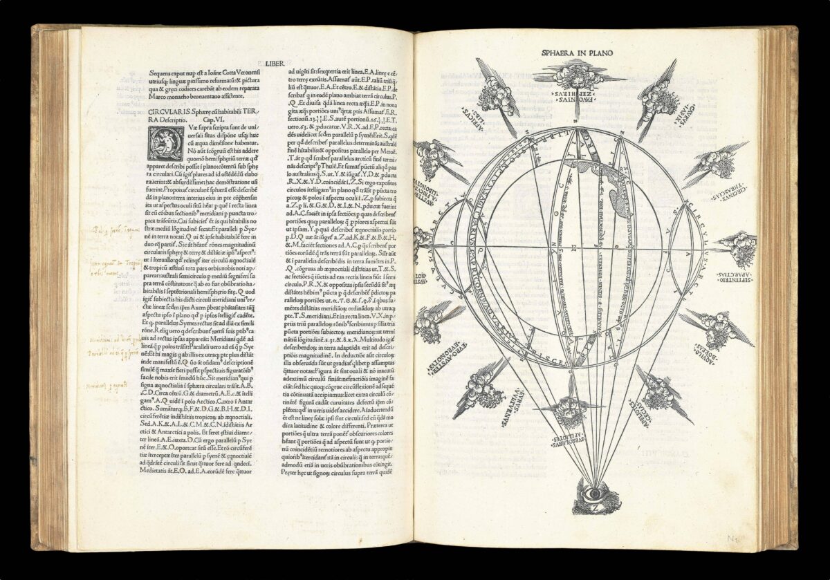 PTOLEMAEUS, Claudius In hoc Operae haec continétur Geographia Cl. Ptholemaei a plurimis uiris utriusqß. linguae doctiss. emendata:& cum Archetypo graeco ab ipsis collata...