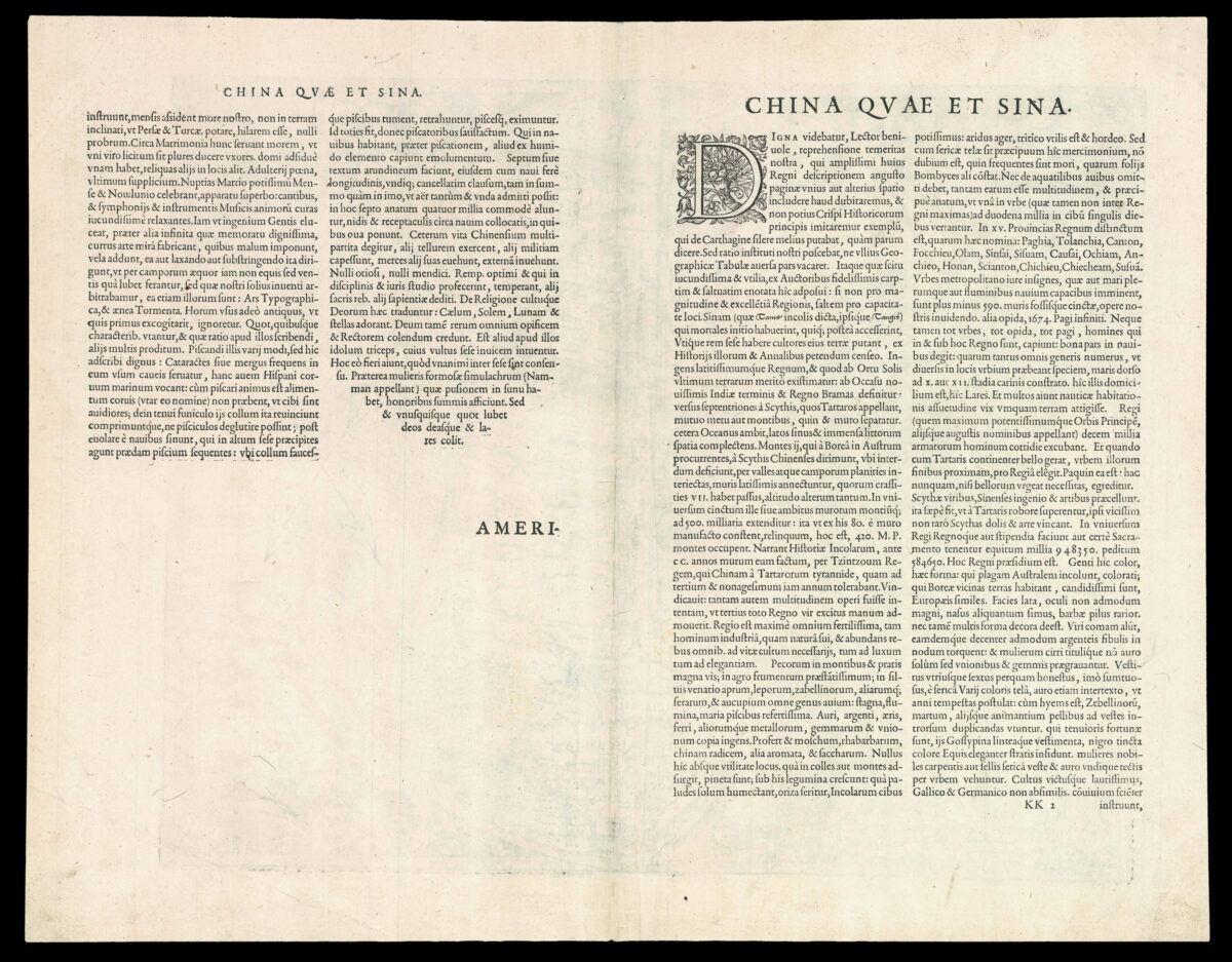 DE JODE, Cornelis China Regnum