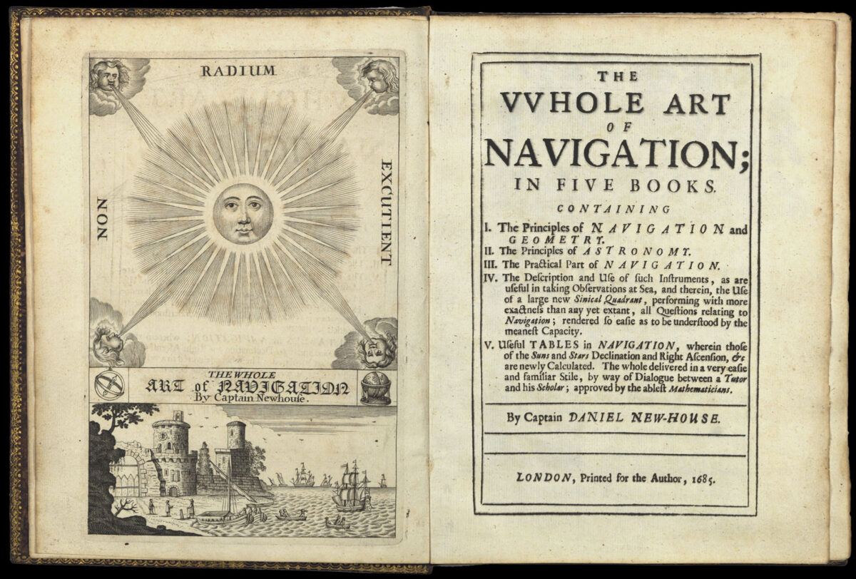 NEWHOUSE, Daniel The Whole Art of Navigation; in Five Books.