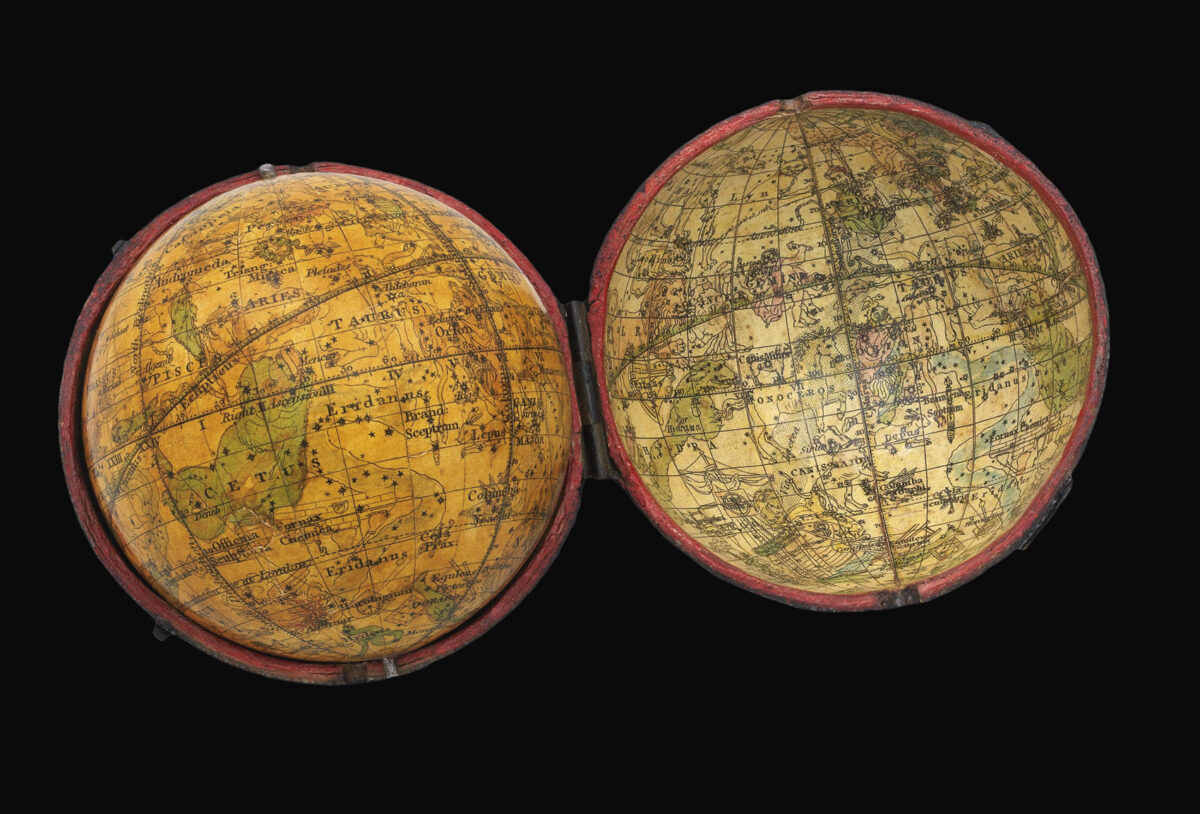 NEWTON, John Newton's New & Improved Terrestrial Globe [and] Newton's Improved Pocket Celestial Globe