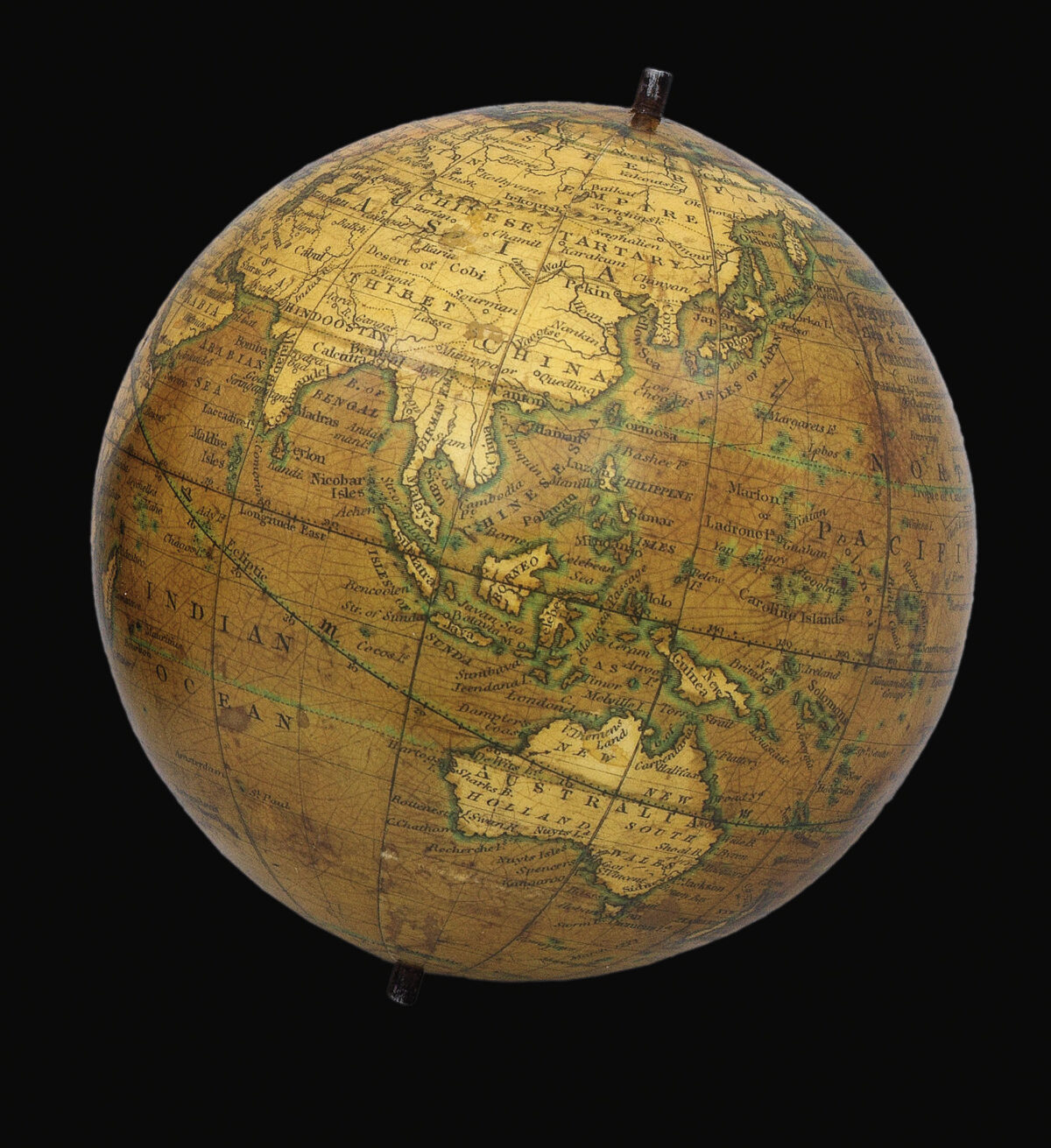 NEWTON, John Newton's New & Improved Terrestrial Globe [and] Newton's Improved Pocket Celestial Globe
