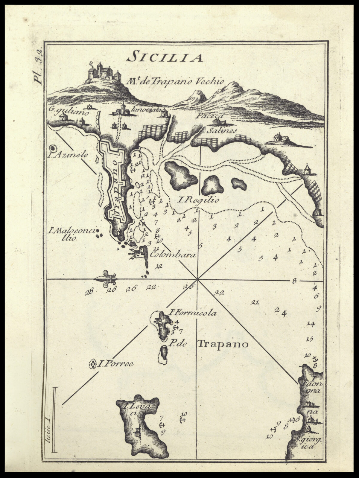 ROUX, Joseph Recueil [sic.] des principaux plans des ports et rades de la mer Mediterranée.