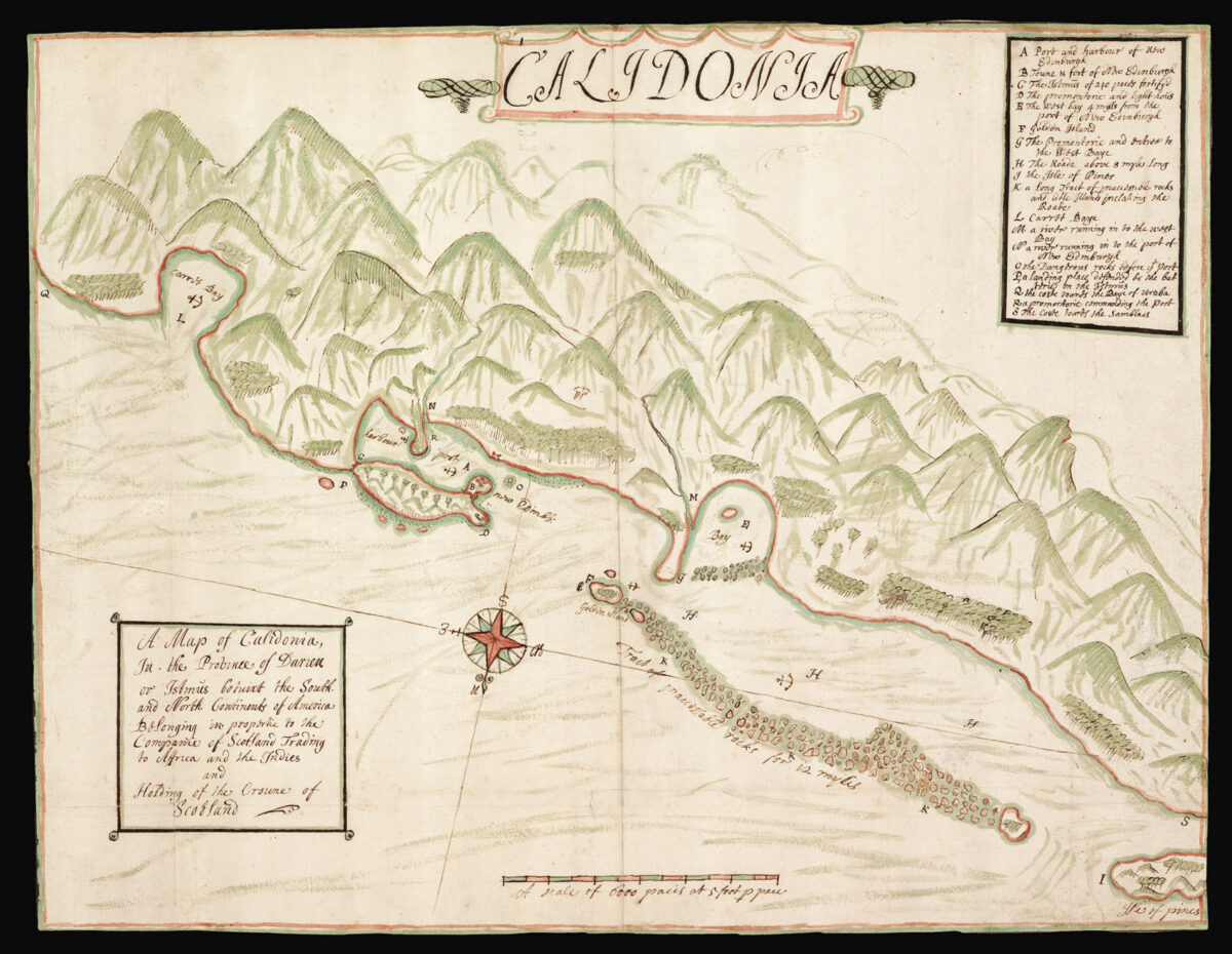 [Anonymous] A Map of Calidonia, In the Province of Darien
