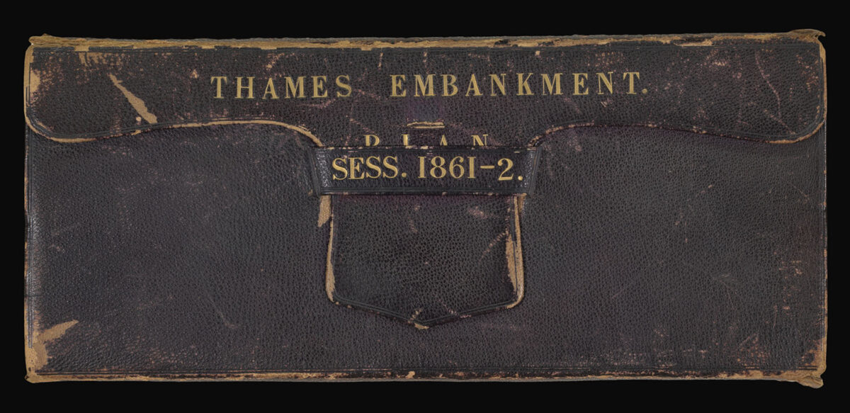 [?BAZALGETTE, Joseph] Thames Embankment Plan.