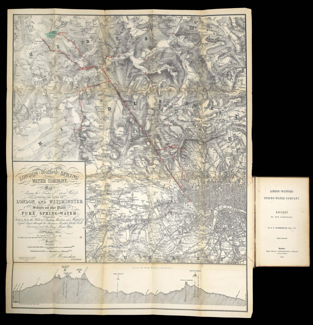 HOMERSHAM, S[amuel] C[ollett] London (Watford) Spring-Water Company