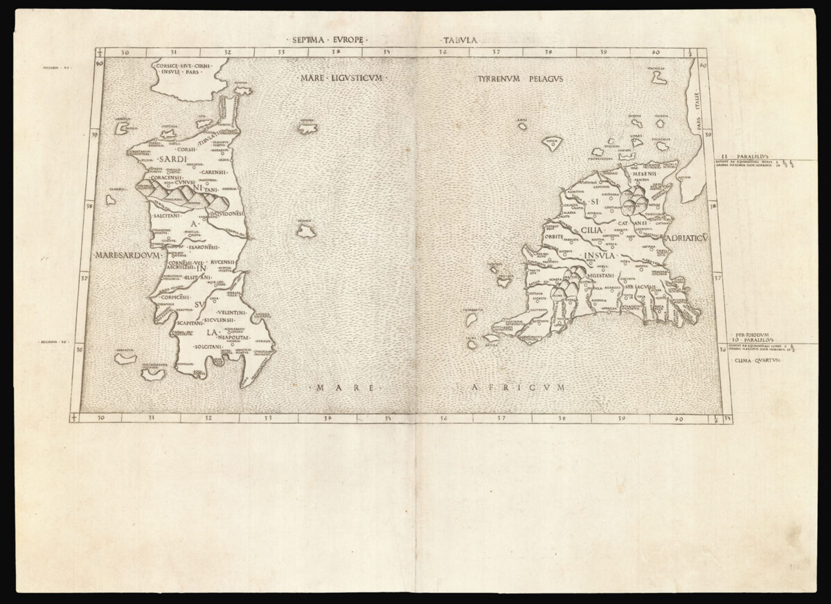 [PTOLEMAEUS, Claudius] Septima Europe Tabula