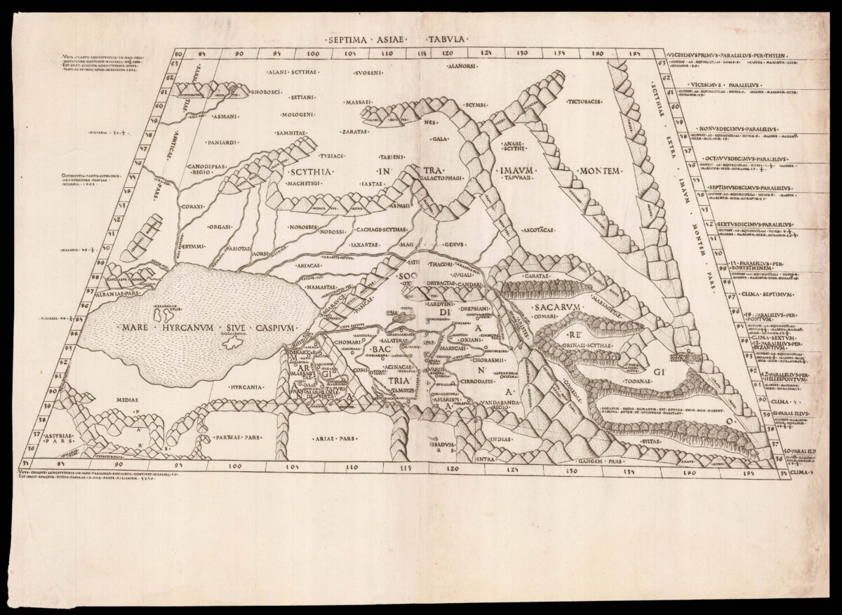 [PTOLEMAEUS, Claudius] Septima Asiae Tabula