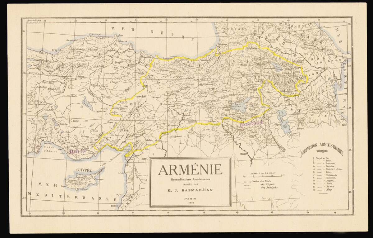 BASMADJIAN, Karapet J. Armenie.