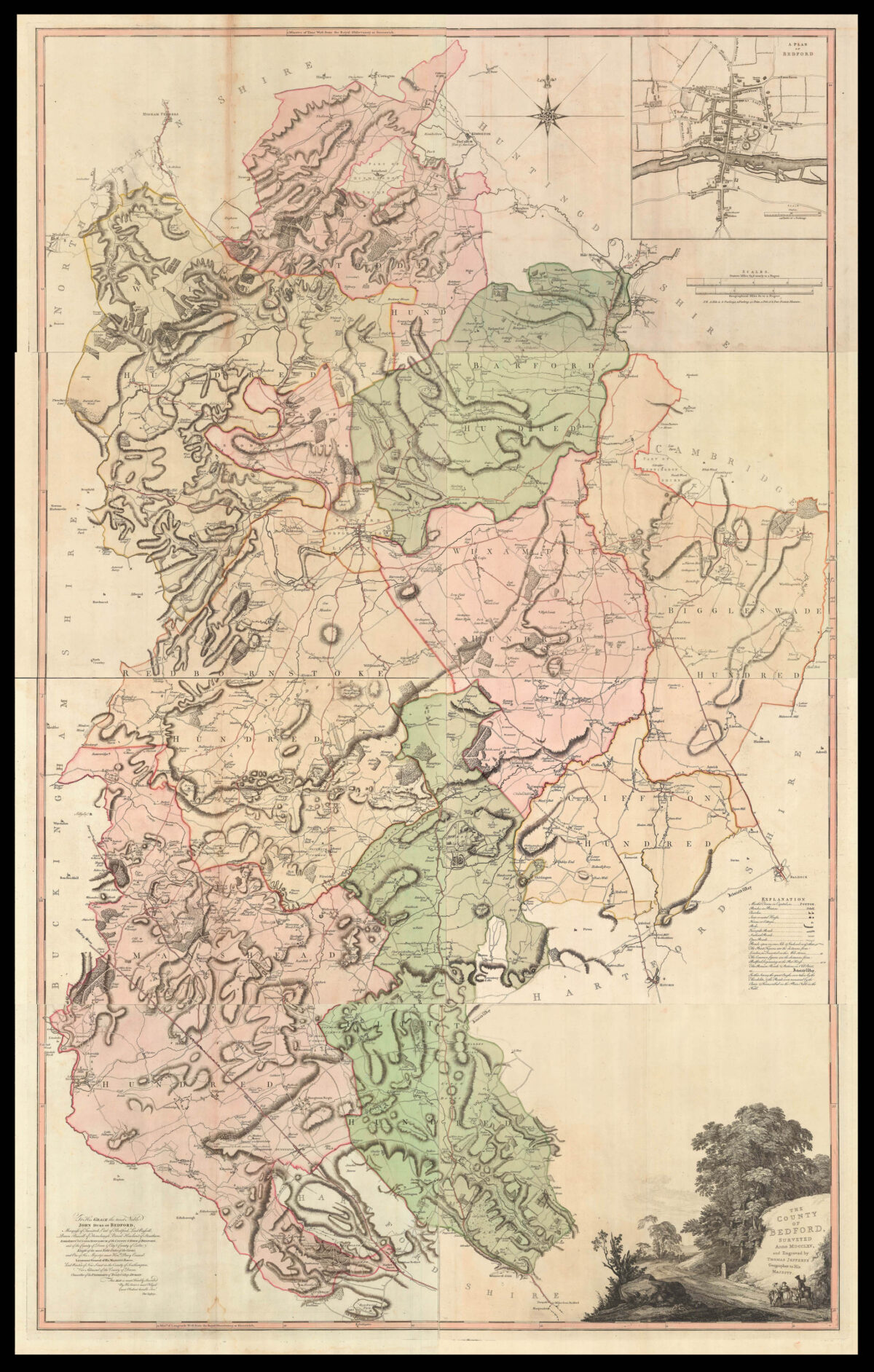 JEFFERYS, Thomas; AINSLIE, John; DONALD, Thomas and Joseph HODKINSON The County of Bedford