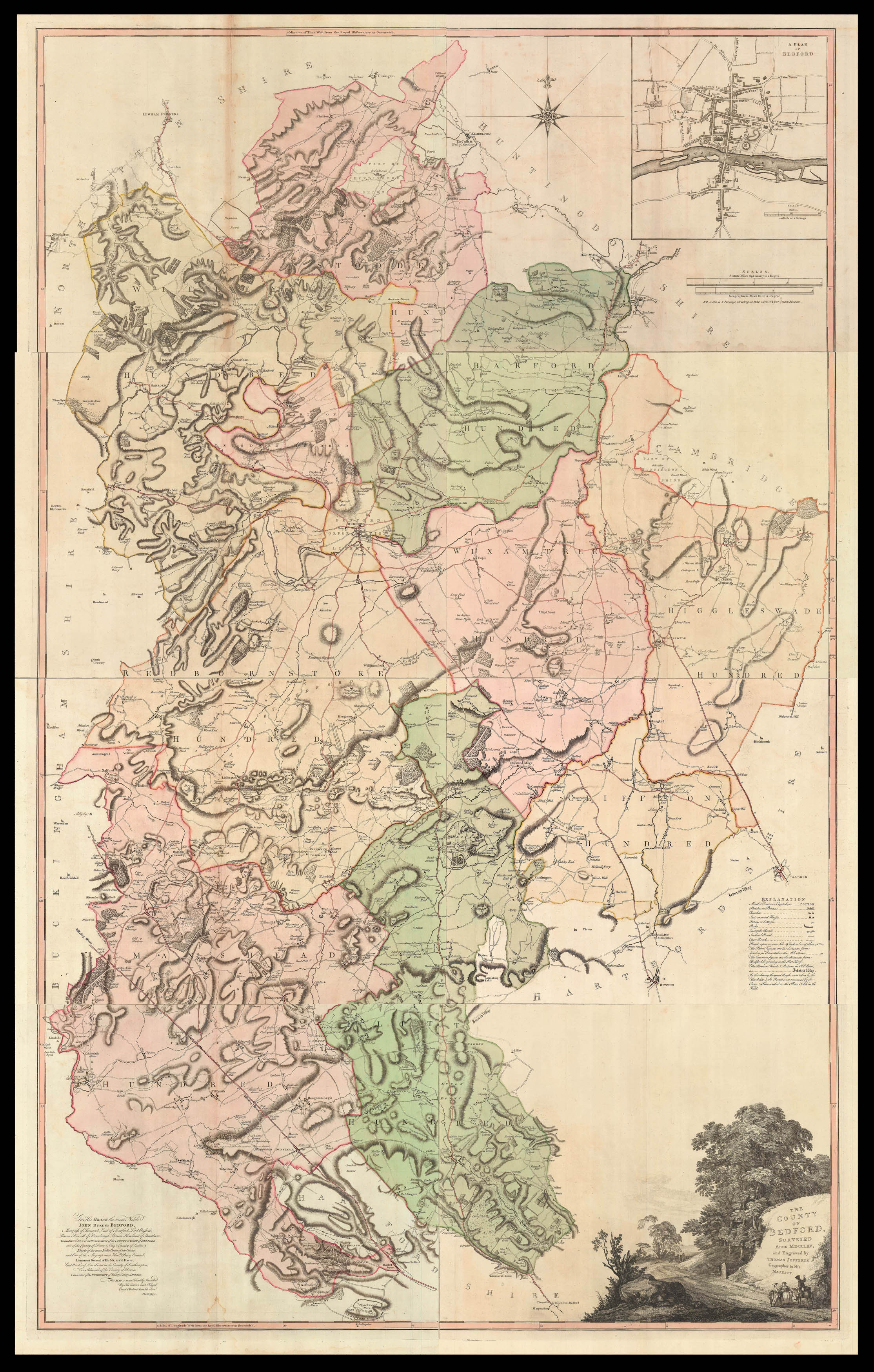 JEFFERYS, Thomas; AINSLIE, John; DONALD, Thomas and Joseph HODKINSON The County of Bedford