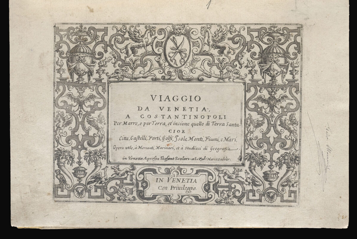 ROSACCIO, Giuseppe. Viaggio Da Venetia A Costantinopoli