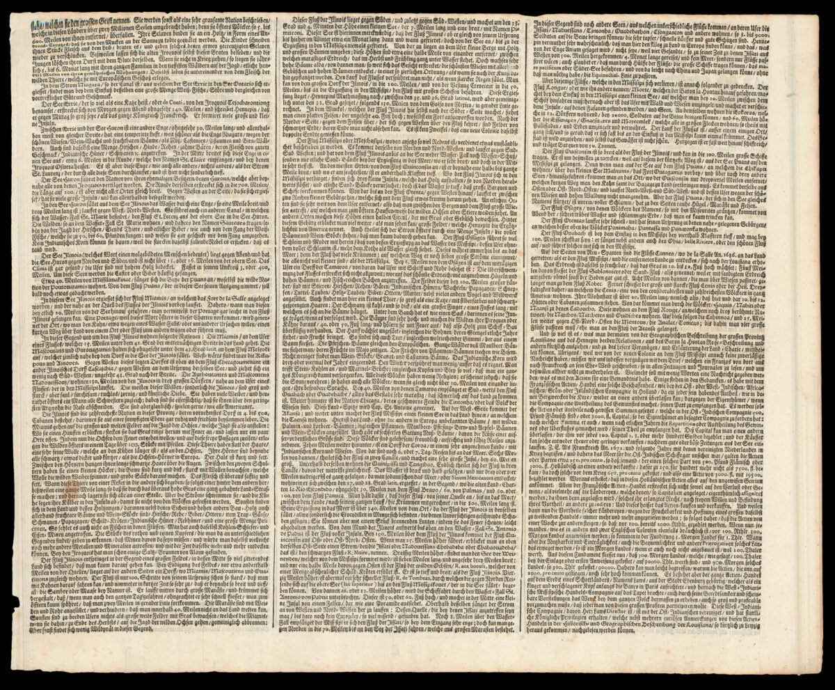 WEIGEL, Christopher Novissima Tabula Regionis Ludovicianae Gallice dictae La Louisiane...