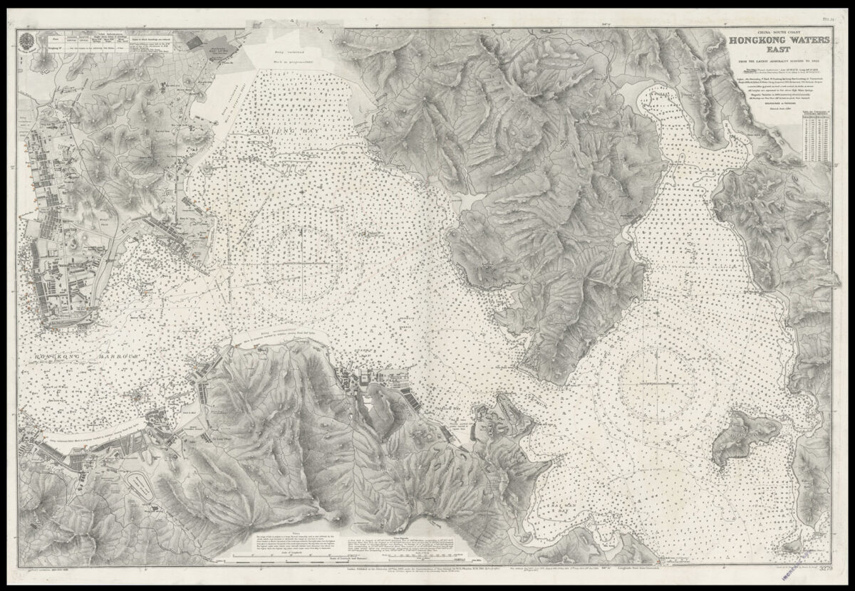 HYDROGRAPHIC OFFICE China South Coast Hongkong Waters East