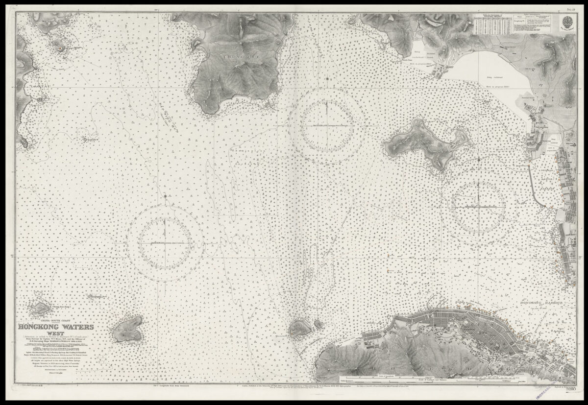 HYDROGRAPHIC OFFICE China South Coast Hongkong Waters West
