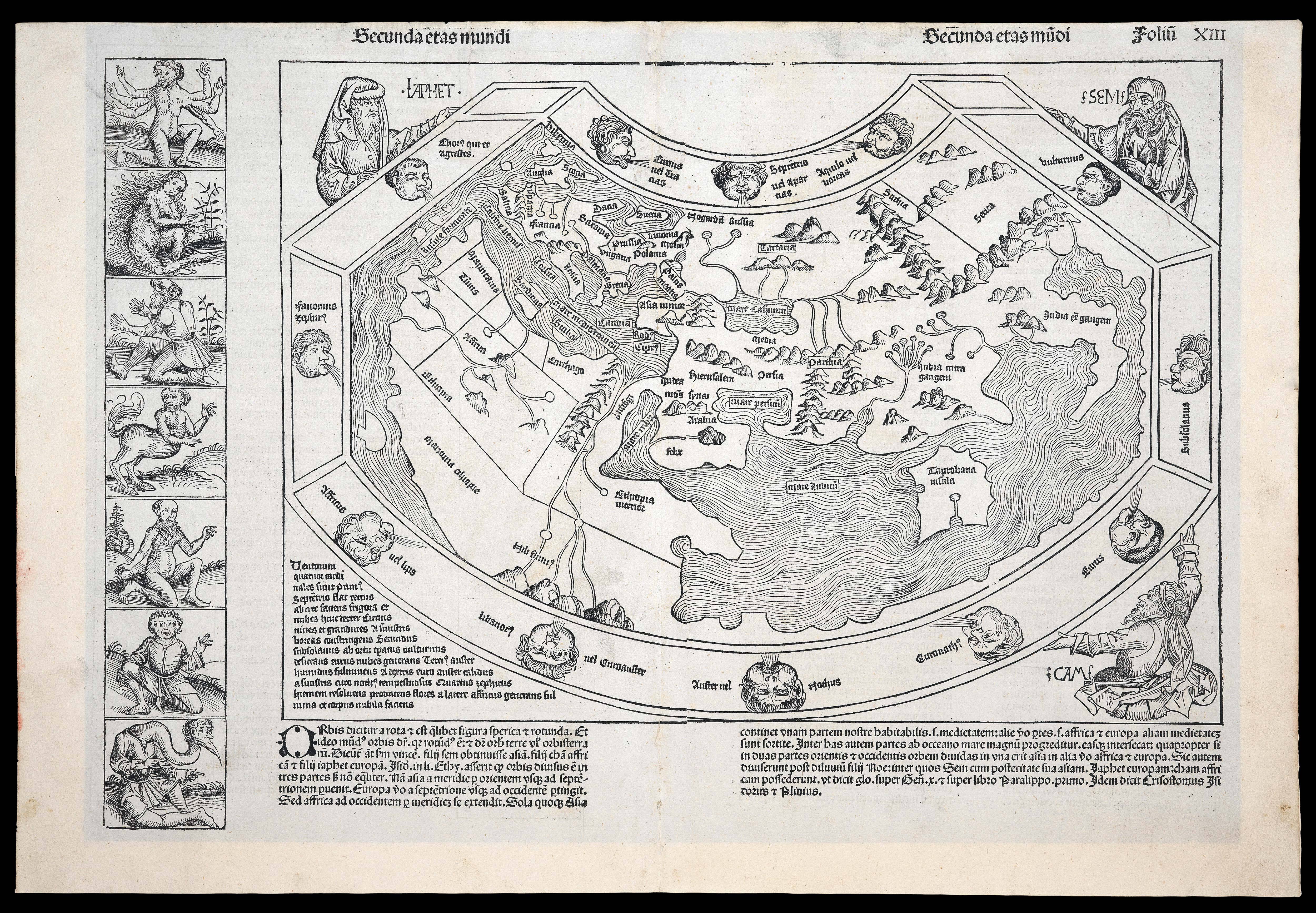SCHEDEL, D. Hartmann<br /> Secunda etas mundi.