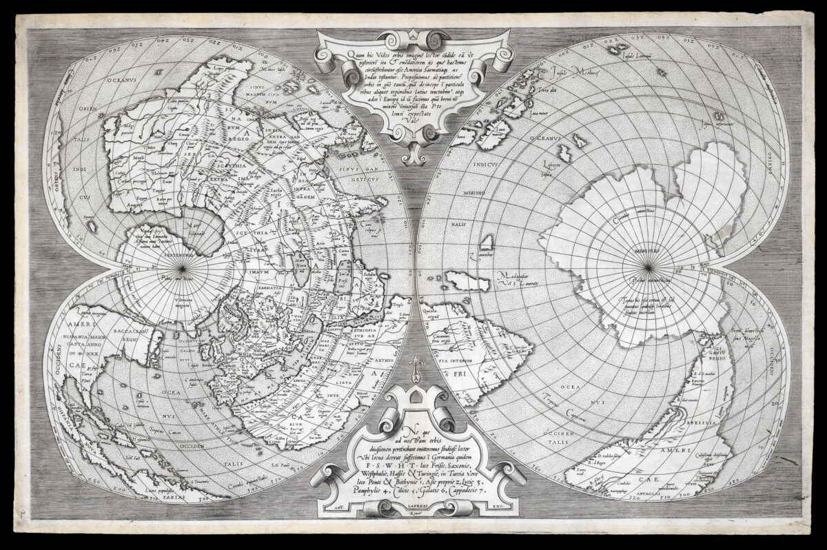 SALAMANCA, Antonio [Untitled World Map].