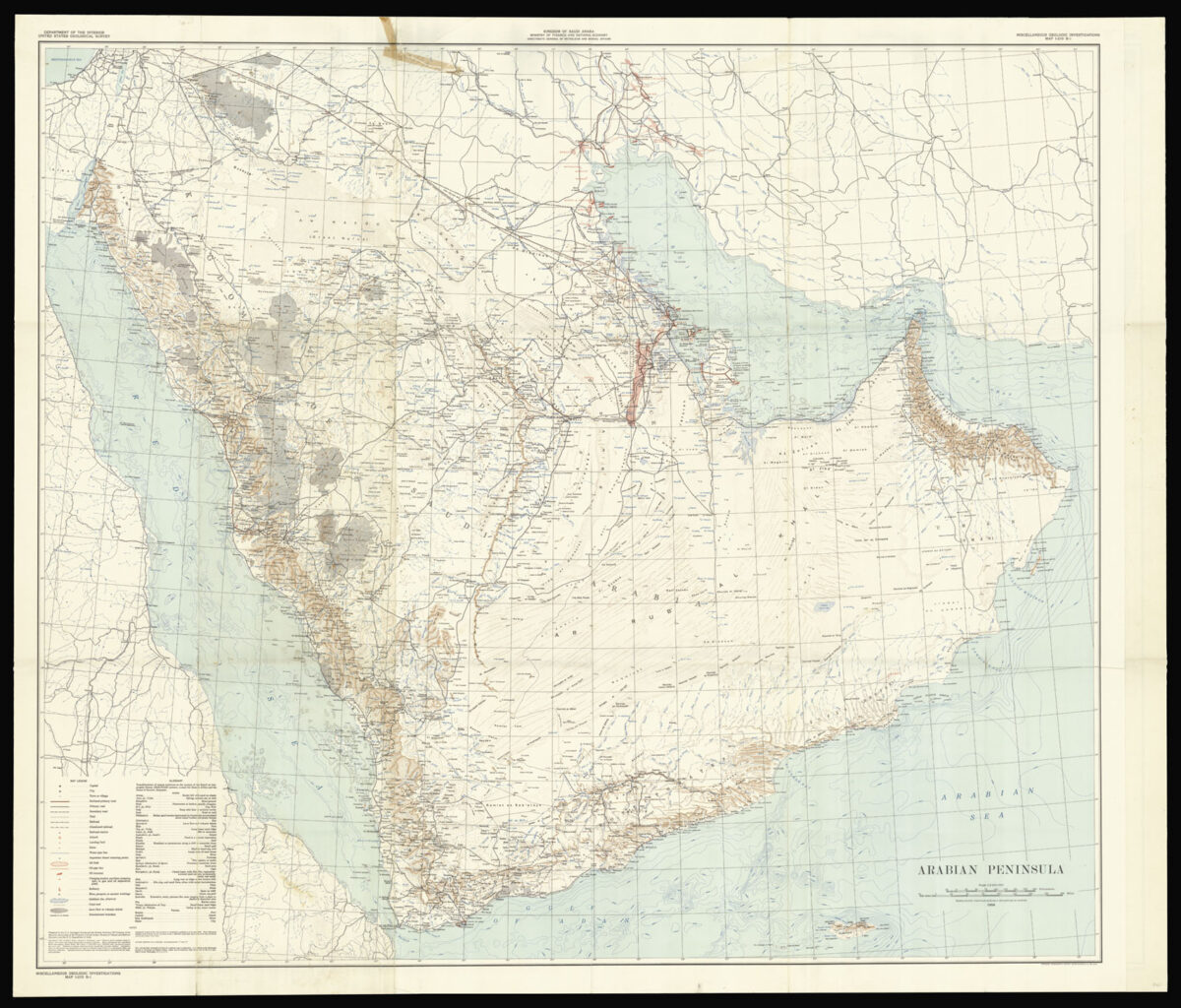 BROWN, Glen F. Arabian Peninsula